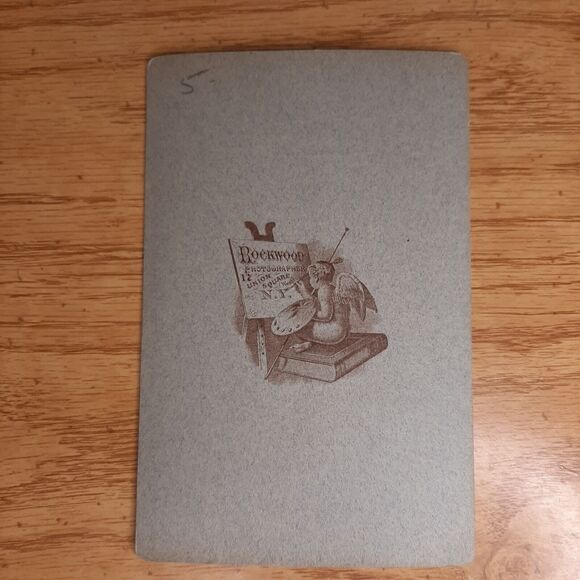 Cabinet Card Photo Austen Hoppin Fox NYC Union Square George Rockwood - Picture 9 of 11